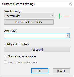 easy custom crosshair overlay